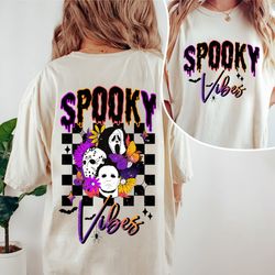 spooky vibes comfort colors shirt, spooky vibes tshirt, retro scary movie shirt,retro halloween shirt, funny halloween s