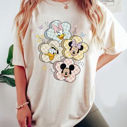 spring mouse friends shirt, mickey mouse shirt, mickey minnie donal daisy toddler shirts, disney matching tee, disneylan