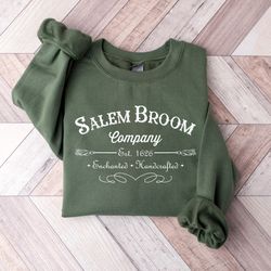 salem massachusetts sweatshirt, salem broom company, hocus pocus shirt, sanderson witches sweatshirt, retro halloween sh