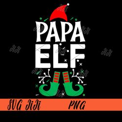 Papa Elf PNG, Cute Elf Hat and Boots Christmas Holiday PNG