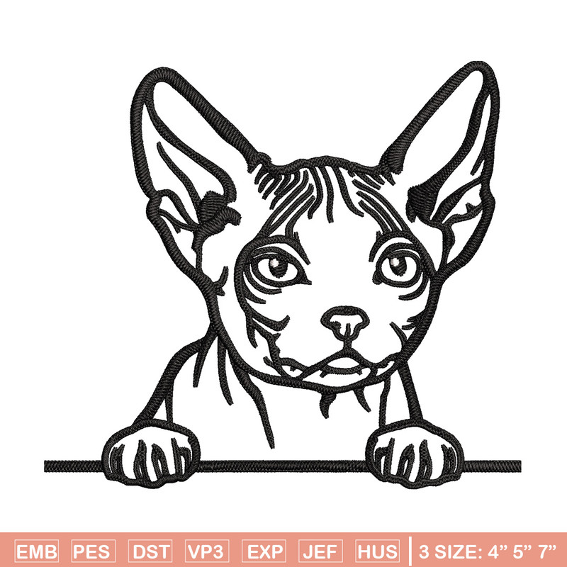 Cat black white embroidery design, Cat embroidery, Embroidery file, Embroidery shirt, Emb design, Digital download.jpg