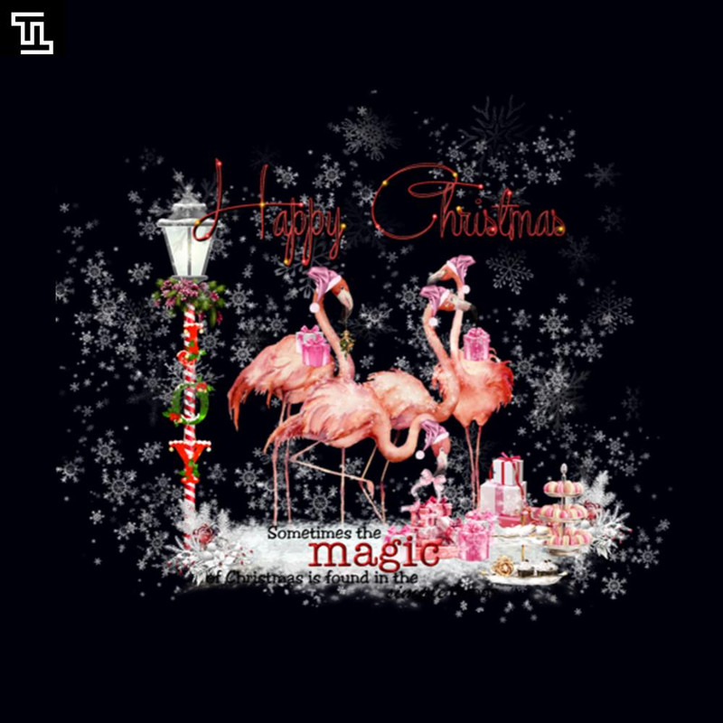 TT1497-The Magic Of Christmas Flamingos, Christmas PNG Download.jpg