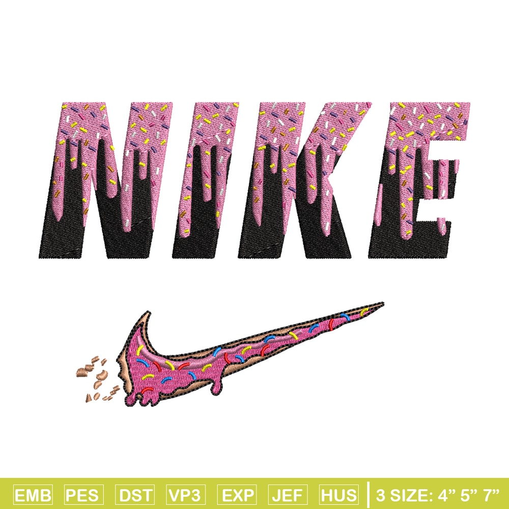 Nike-Donut Logo embroidery design, Nike-Donut embroidery, Nike design, logo shirt, Embroidery shirt, Digital download..jpg