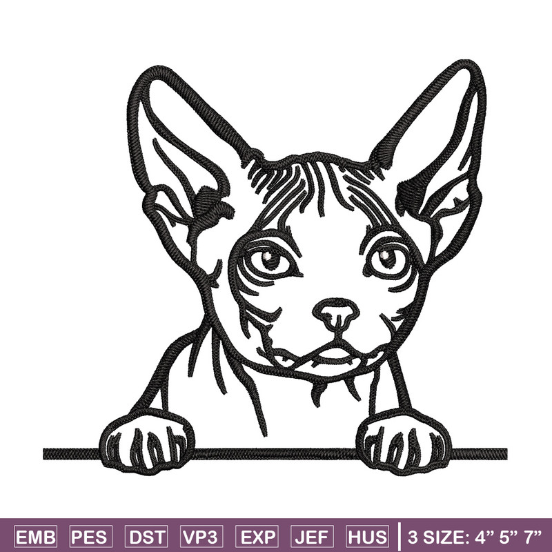 Cat black white embroidery design, Cat embroidery, Embroidery file, Embroidery shirt, Emb design, Digital download.jpg