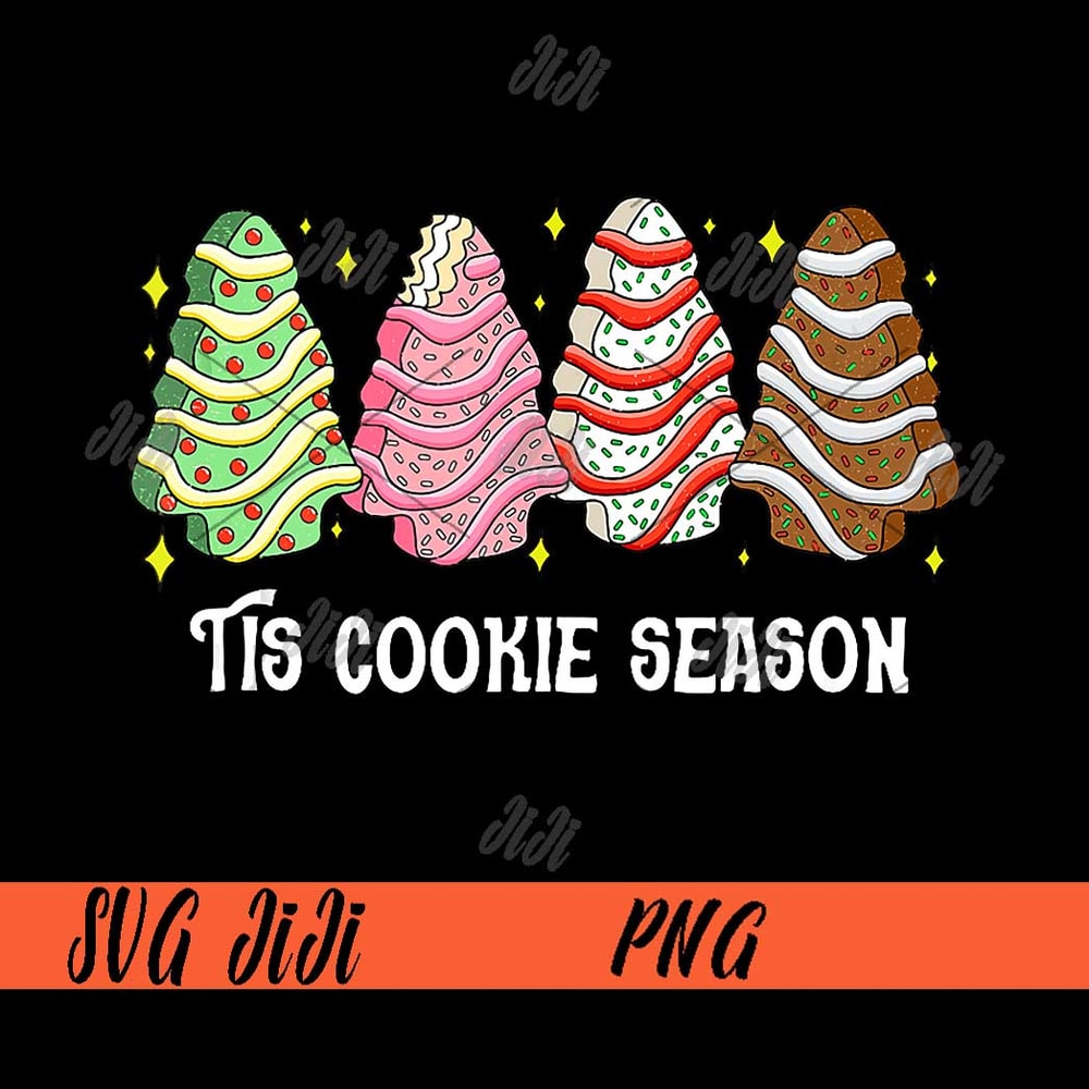 Tis-Cookie-Season-PNG,-Cookies-Tree-Christmas-Cake-Holiday-PNG,-Christmas-Cake-PNG.jpg