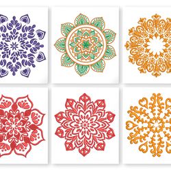 Mandala Machine Embroidery Design - Mandala Lace Ornament Embroidery Files