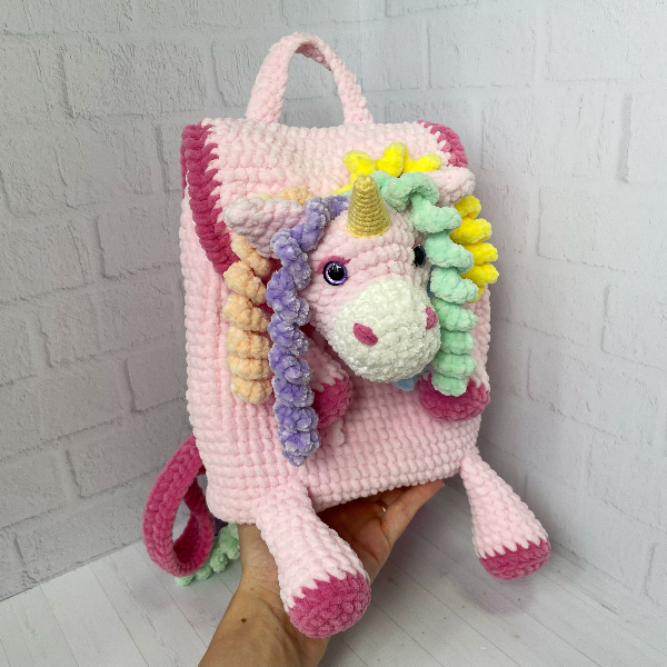 Unicorn Backpack Pattern Crochet Kids Backpack Inspire Uplift unicorn-backpack-pattern-crochet-kids-backpack-inspire-uplift