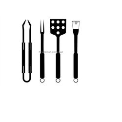 Bbq Grill Tools Cutting Svg, Bbq Grill Tools Engrave Svg, Barbecue Grill Tools Clip Art, Barbeque Grill Tools Clipart Im
