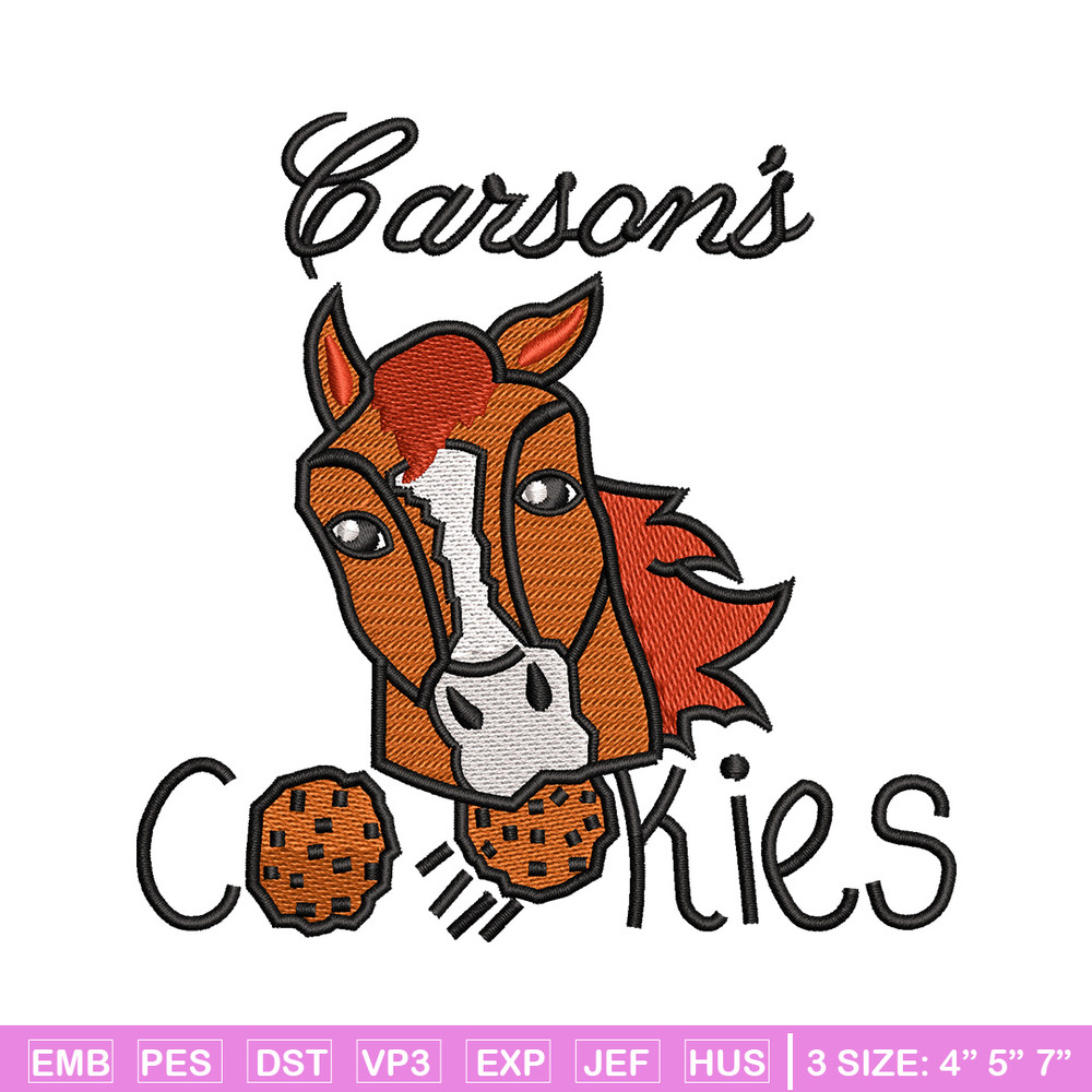 Cookies horse embroidery design, Cookies embroidery, Embroidery file, Embroidery shirt, Emb design, Digital download.jpg