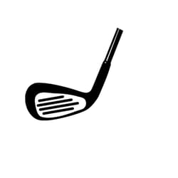 golf club svg silhouette cutting file clipart scrapbooking image, golf club printable png clip art, golf psd element, go