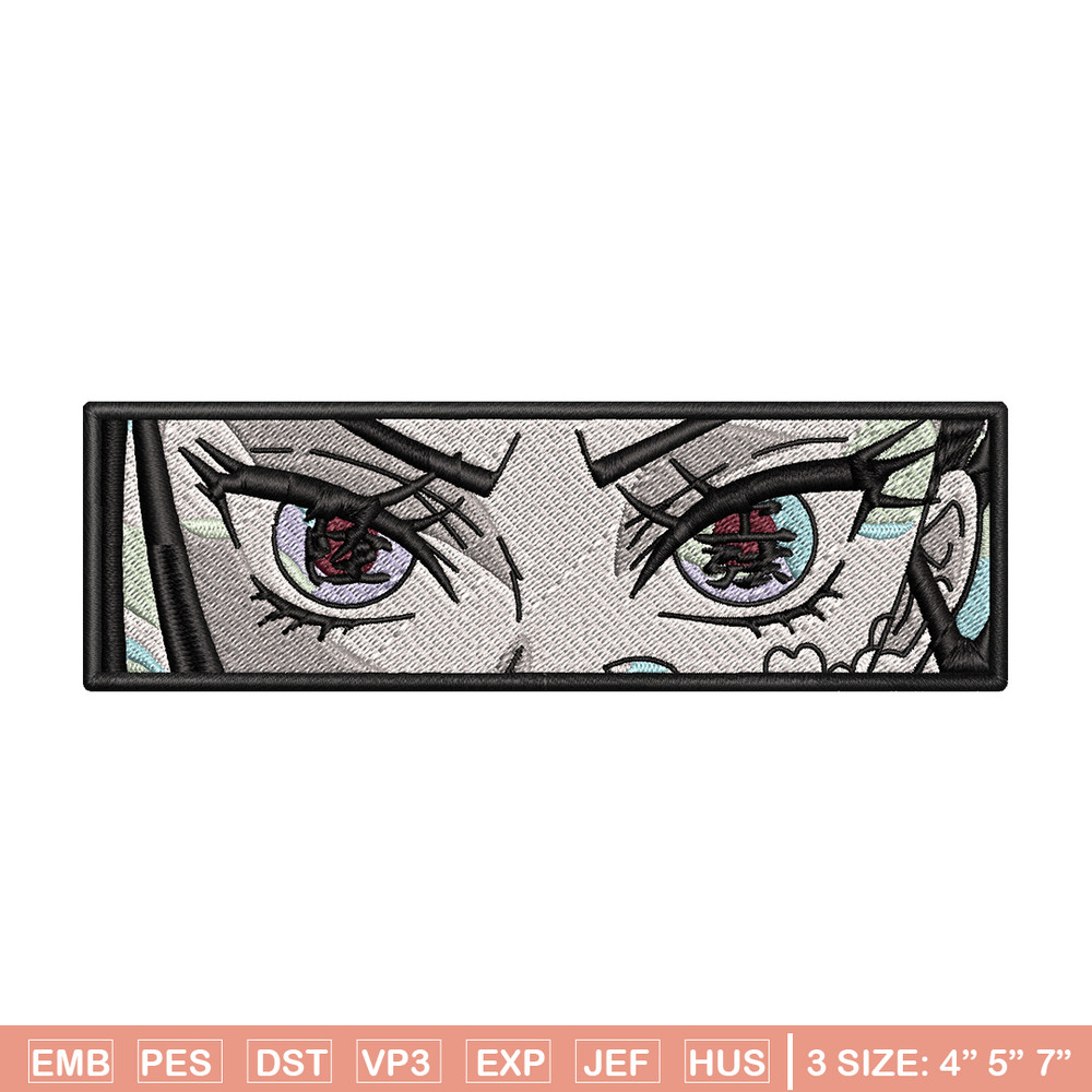 Daki eyes embroidery design, Daki embroidery, Embroidery shirt, Embroidery file, Anime design, Digital download.jpg