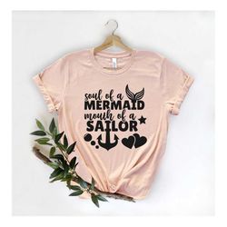 funny mermaid shirt, funny quotes shirt, funny adult shirt, humor tee, sailor shirt, best birthday gift, cute summer tee