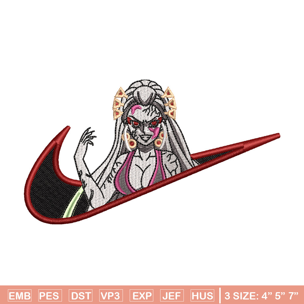 Daki x nike embroidery design, Demon slayer embroidery, Nike design, Embroidery shirt, Embroidery file, Digital download.jpg