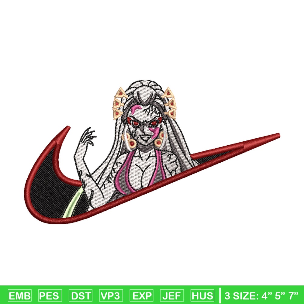 Daki x nike embroidery design, Demon slayer embroidery, Nike design, Embroidery shirt, Embroidery file, Digital download.jpg