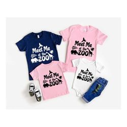 meet me at the zoo shirt zoo crew shirt, family matching shirts, animal keeper, custom family matching, zoo trip shirt,