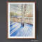 birches - nature - winter - trees - russia - village - snow - landscape - watercolor painting - 2.jpg