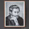 Jake Gyllenhaal  film actor  monochrome painting  famous personality  man  portrait  face  wa