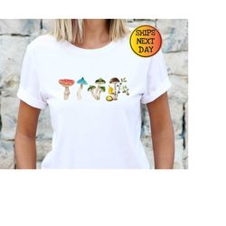 mushroom shirt, botanical shirt, hippie shirt, mushroom sweatshirt, nature shirt, vintage plant shirt, groovy mushroom,