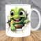 3D Baby Turtle Hole In A Wall Mug Wrap 11oz & 15oz Mug Template, 3D Mug Sublimation Design Mug Wrap Template PNG Instant Digital Download - 1.jpg
