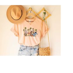 retro winnie the pooh shirt, disney shirt,pooh friend shirt, pooh bear shirt, piglet tigger eeyore roo, disney floral sh