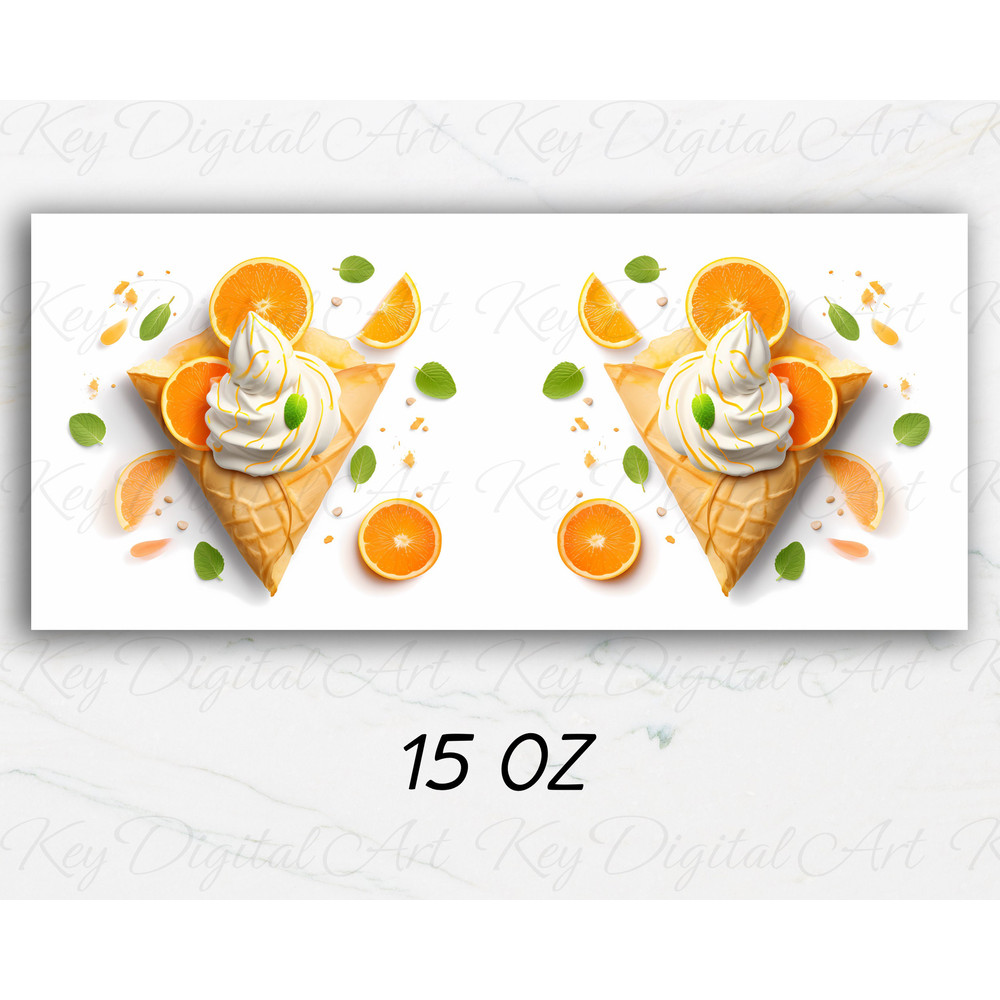 3D Crepes Suzette Oranges Mug Wrap 11oz & 15oz Mug Template, Dessert Mug Sublimation Design Mug Wrap Template PNG Instant Digital Download - 2.jpg