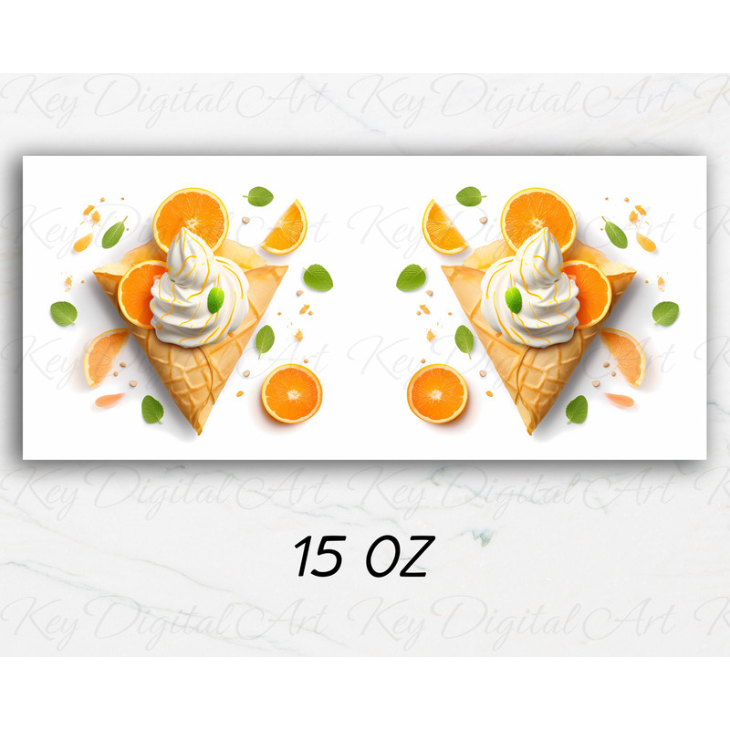 3D Crepes Suzette Oranges Mug Wrap 11oz & 15oz Mug Template, Dessert Mug Sublimation Design Mug Wrap Template PNG Instant Digital Download - 2.jpg