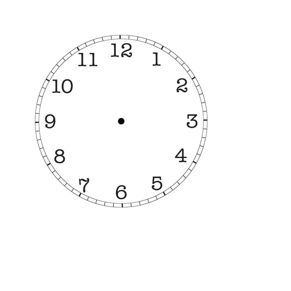 Clock Fa Clock Face Printable Clipart, Clock Face Image Svg, Clock Fa - Inspire ...