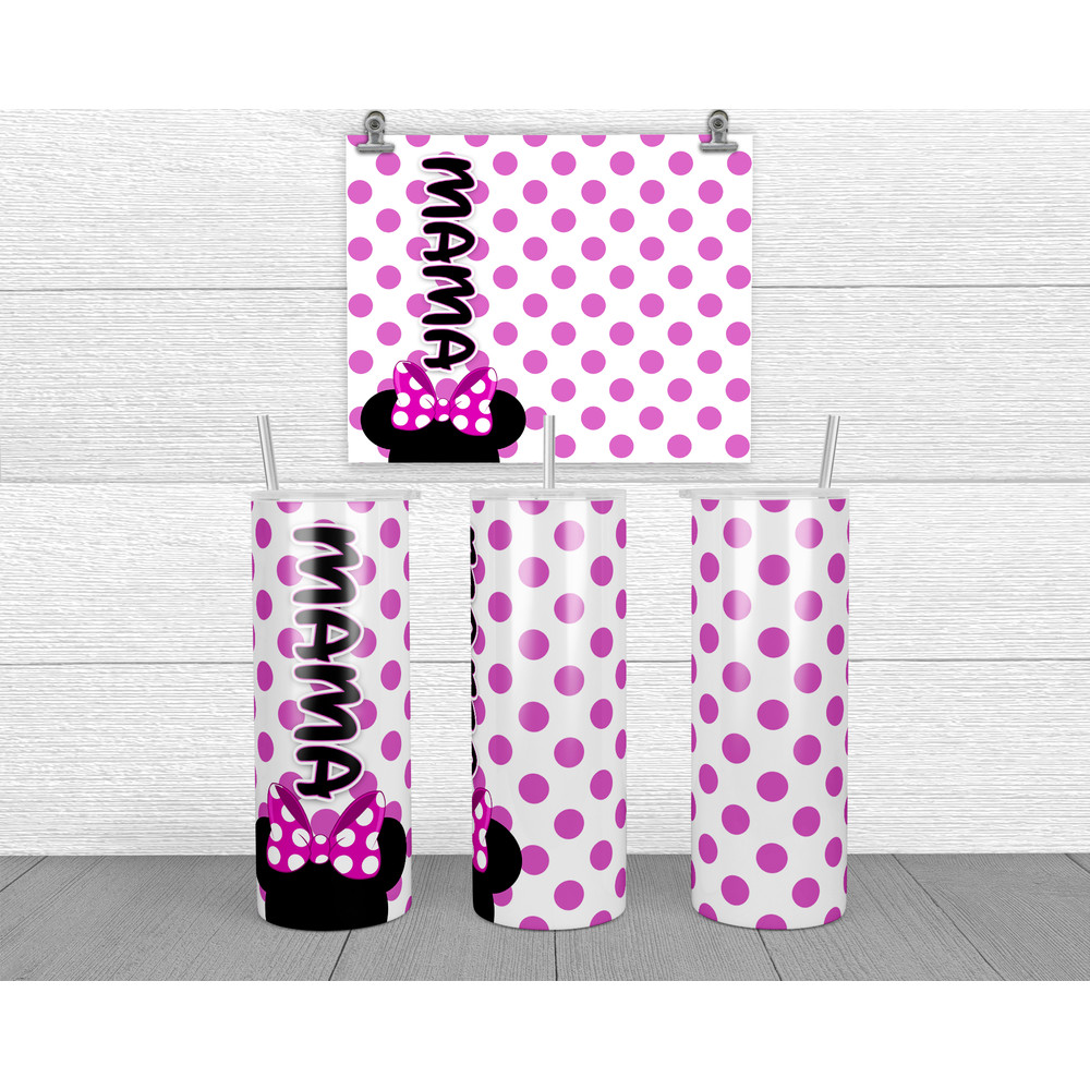 Mama - Minnie Mouse Pink Dots Mockup.png