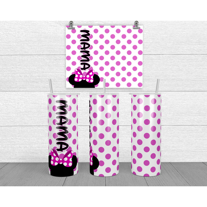 Mama - Minnie Mouse Pink Dots Mockup.png