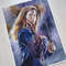 Hermione, Hogwarts School, - film actor - famous personality - woman - girl - teenager - portrait - face - watercolor painting -3.JPG