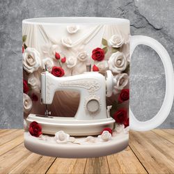 3d shark hole in a wall ocean mug