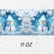 3D Snowman Hole In Snowflakes Wall Mug Wrap 11oz & 15oz Mug Template, Mug Sublimation Design Mug Wrap Template PNG Instant Digital Download - 2.jpg