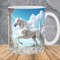 3D White Unicorn Castle Mug Wrap 11oz & 15oz Mug Template, 3D Unicorn Mug Sublimation Design Mug Wrap Template PNG Instant Digital Download - 1.jpg
