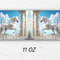 3D White Unicorn Castle Mug Wrap 11oz & 15oz Mug Template, 3D Unicorn Mug Sublimation Design Mug Wrap Template PNG Instant Digital Download - 2.jpg