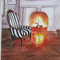 fireplace - fire - room - armchair - striped furniture - striped - fire - watercolor painting -9.JPG