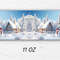 3D Winter House Snowman Mug Wrap 11oz & 15oz Mug Template, 3D Winter Mug Sublimation Design Mug Wrap Template PNG Instant Digital Download - 2.jpg