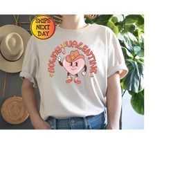 howdy valentine shirt, western valentine's day, howdy shirt women, western valentines day gift, retro valentine day shir