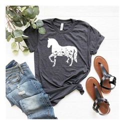 floral horse shirt, horse shirt, shirt with horse, farm shirt, farm live shirt, horse gifts, horse lover, floral animal