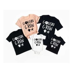 cousin crew matching family shirts, cousin shirt new to the cousin crew tshirts, family cousin gifts, cousin holiday shi