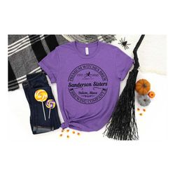 sanderson sisters brewing company shirt, gift for halloween, premium witches brew, salem mass 1693, halloween party t-sh