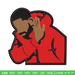 Drake meme embroidery design, Drake embroidery, Embroidery file, Embroidery shirt, Emb design,Digital download