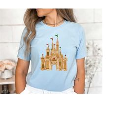Disney Gingerbread Castle Shirt, Christmas Castle Shirt, Disney Christmas Shirt, Mickey Christmas Shirt, Disney Christma