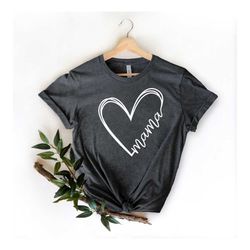 mama heart shirt, mothers day gift, custom shirt for mothers, mom tshirt, mommy tee, mom personalization gift