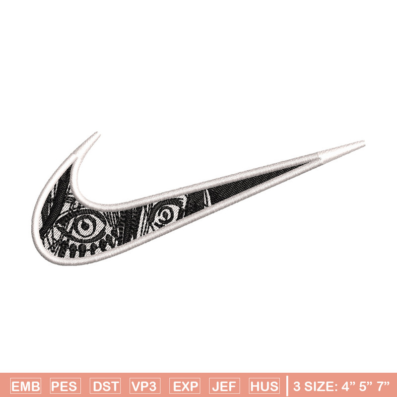 Eren eyes nike embroidery design, Aot embroidery, Nike design, Embroidery shirt, Embroidery file, Digital download.jpg