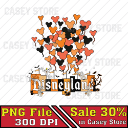 Mouse Friends Balloon Halloween Png, Magic Kingdom Png, Halloween World Png, Trick or Treat Png, Spooky Digital Download