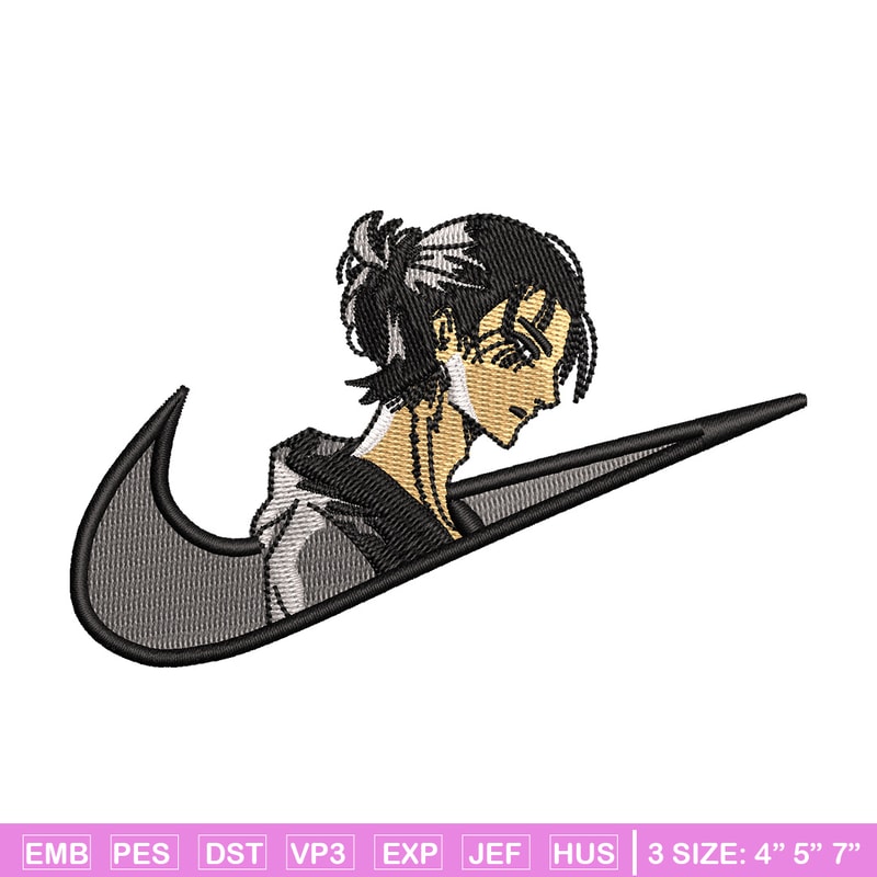 Eren x nike embroidery design, Aot embroidery, Embroidery file, Embroidery shirt, Nike design, Digital download.jpg