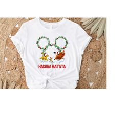 hakuna matata christmas shirt, hakuna matata shirt, disney animal kingdom, disney christmas shirt, disney kids shirts