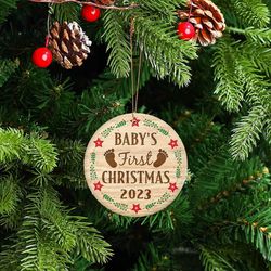 Baby First Christmas Ornament 2023