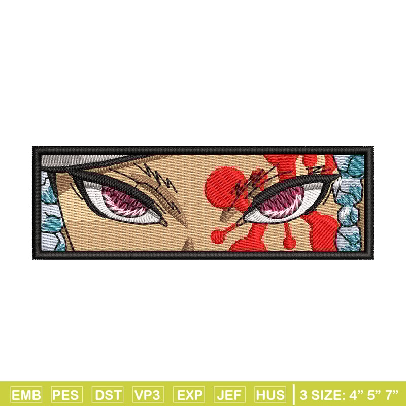 Tengen Eyes embroidery design, Kimetsu no Yaiba embroidery, anime design, embroidery file, anime shirt, Digital download.jpg