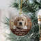 Dog's First Christmas Photo Ornament, Personalized Dog Christmas Photo Ornament, Dog Christmas Ornament 2023, Pet Memorial Ornament Gift - 1.jpg